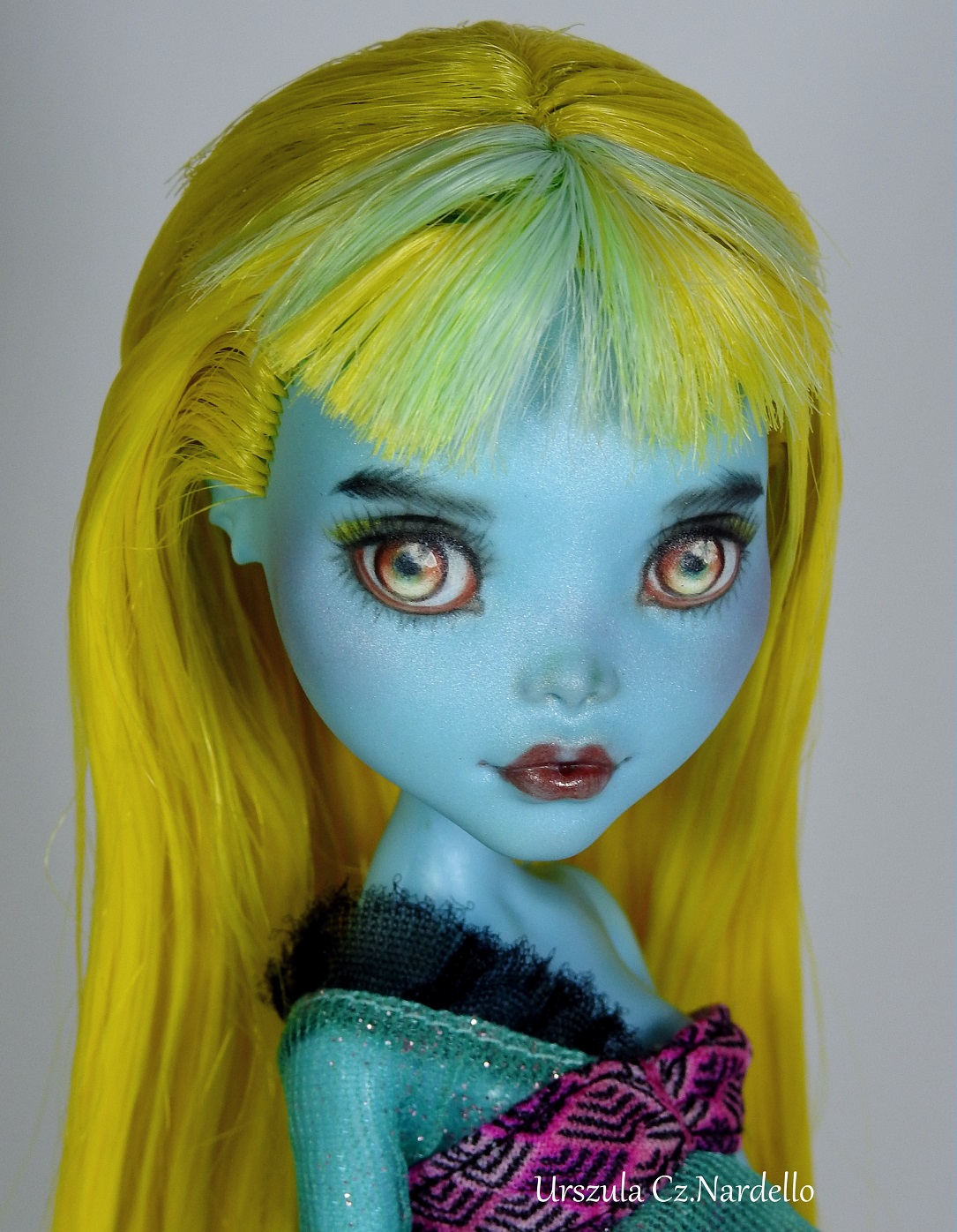 OOAK Moja Pasja Lagoona Blue Repaint Ooak Doll